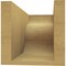 Ekena Millwork 6in. W x 6in. H x 12in. L Carmel Woodgrain TimberThane Rafter Tail, Primed Tan RFTUR06X06X12CARRCPR - alternate 2
